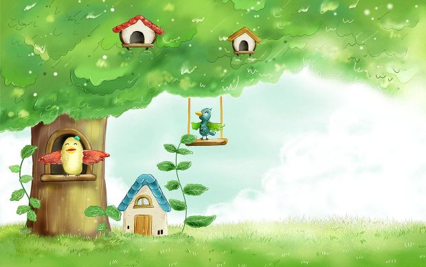 Animated Cartoon Drawing Wallpaper HD Free.