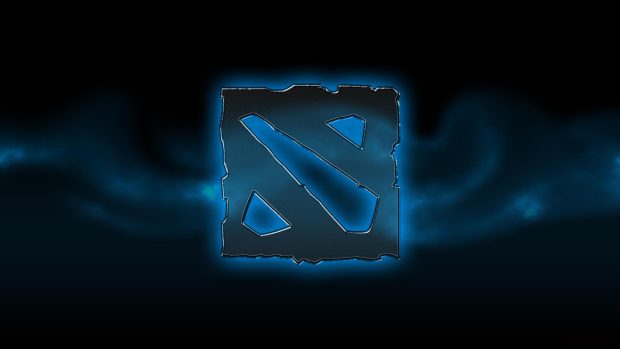 Art Dota 2 Logo Wallpapers dark.