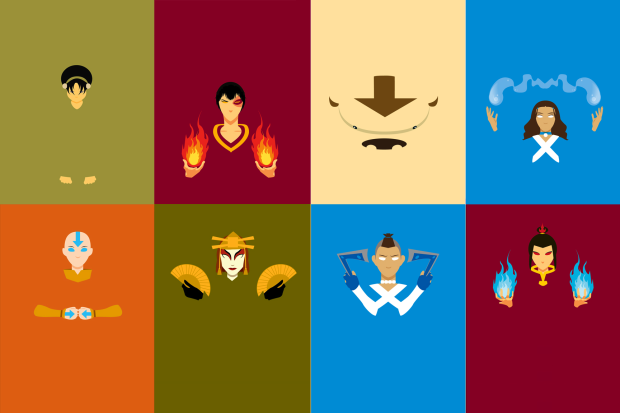 Avatar The Last Airbender Element Wallpaper.