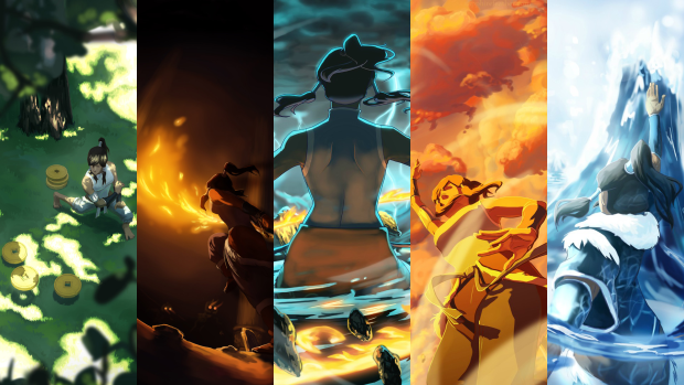 Avatar The Last Airbender Panels Collage.