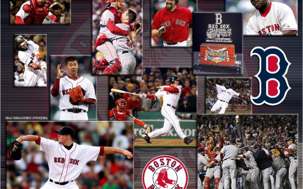 BOSTON RED SOX baseball wallpaper background.