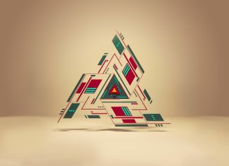 Backgrounds  triangle 3d wallpaper.