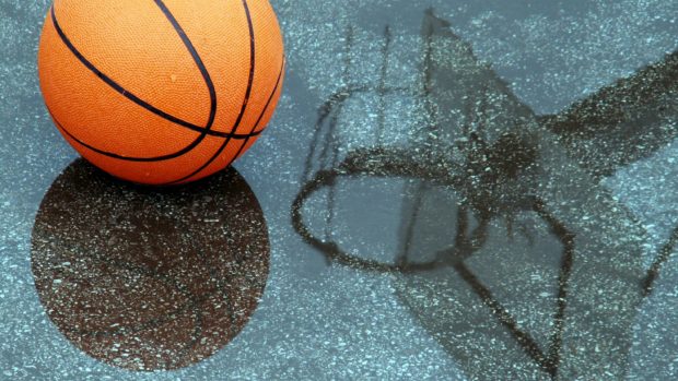 Basketball pool reflection ball wallpapers HD.