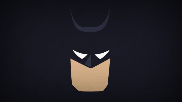 Batman Cartoon Face Wallpaper.