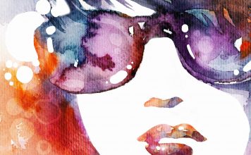 Beautiful art girl watercolor wallpapers hd.
