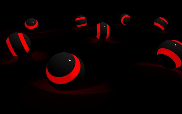 Black And Red Abstract Wallpaper.