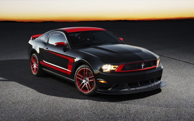 Black Ford Mustang Boss 302 Wallpaper HD.