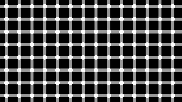 Black White Illusion Wallpaper.