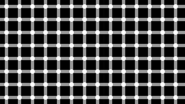 Black White Illusion Wallpaper.