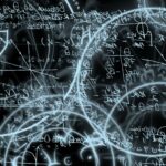 Black and white circles mathematics.