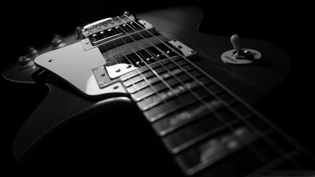 Black guitaer electric wallpaper.