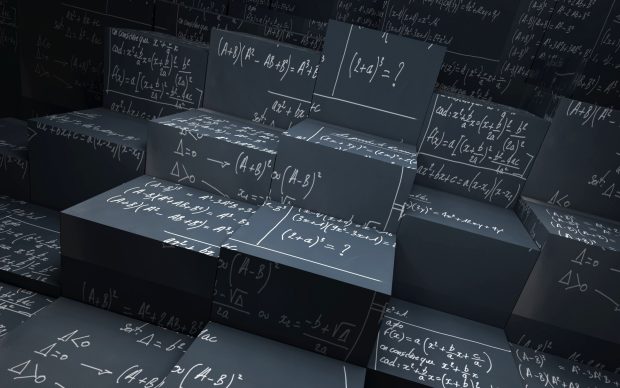 Blocks Mathematics wallpaper.