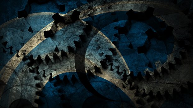 Blue cog grunge backgrounds.