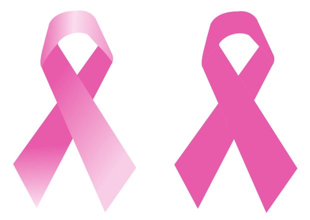 Breast Cancer ribbon vector art.