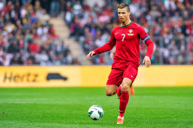 CR7 football Real Madrid red stadium nike sport widescreen.