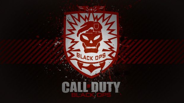 Call Of Duty Black Ops Logo Wallpaper HD.