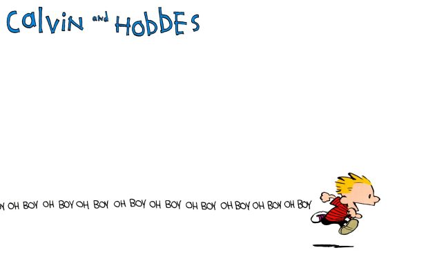 Calvin and Hobbes Backgrounds Images Screen.