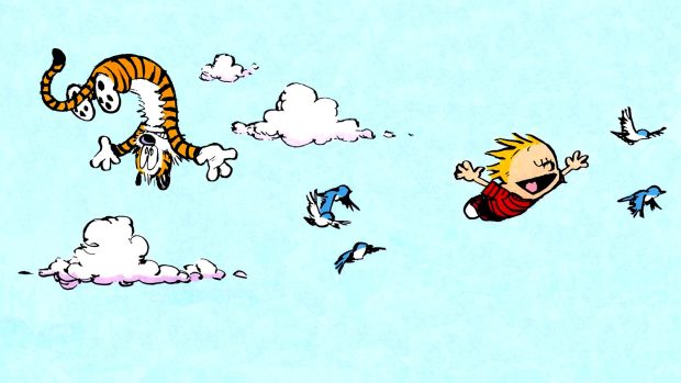 Calvin and hobbes hd wallpaper cute images.