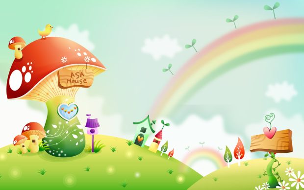 Cartoon ASA House Wallpapers.