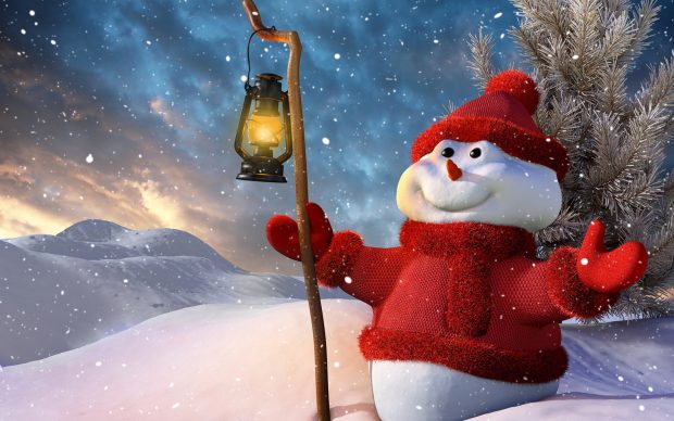 Christmas Snowman Wallpapers.