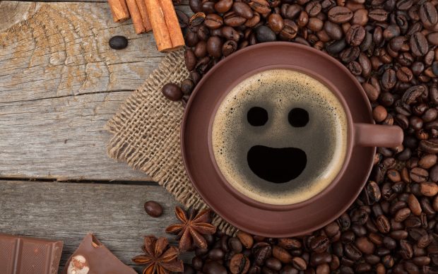 Coffee Face Smile Wallpapers HD.