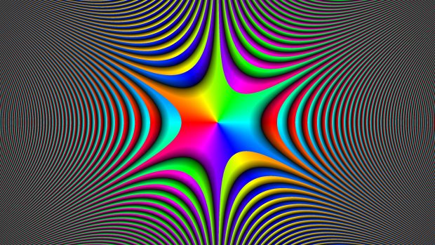Colorful Illusion Wallpaper.