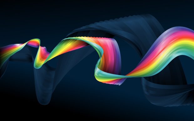 Colorful Ribbons Abstract Wallpaper 1440x900.