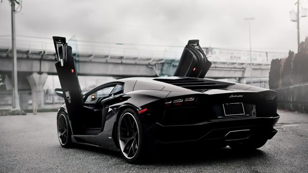 Cool Door Lamborghini Aventador Wallpaper.