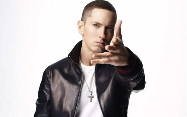 Crazy and Smart Look of Eminem Singer New Images.
