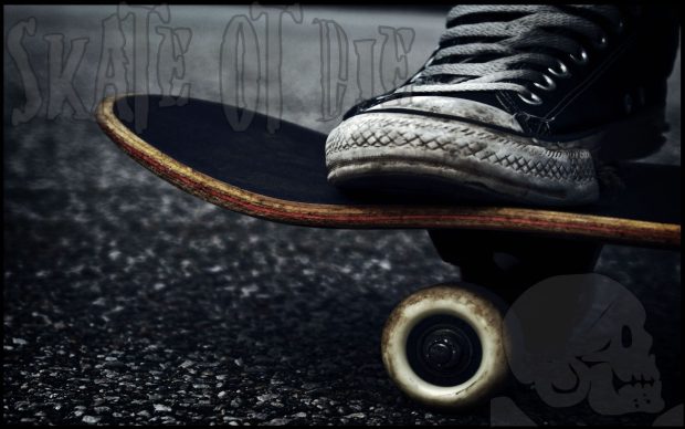 Creative Skater sneakers Converse brand Wallpaper.