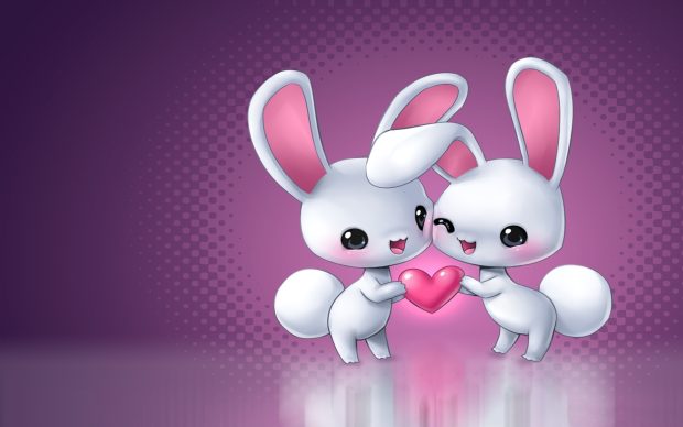 Cute Rabbit Heart Photos