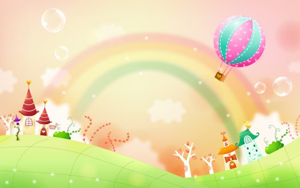 Cute cartoon wallpaper 1920x1200.