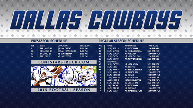Dallas Cowboys 2014 Schedule Wallpapers.