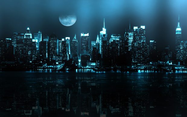 Dark newyork city wallpaper.