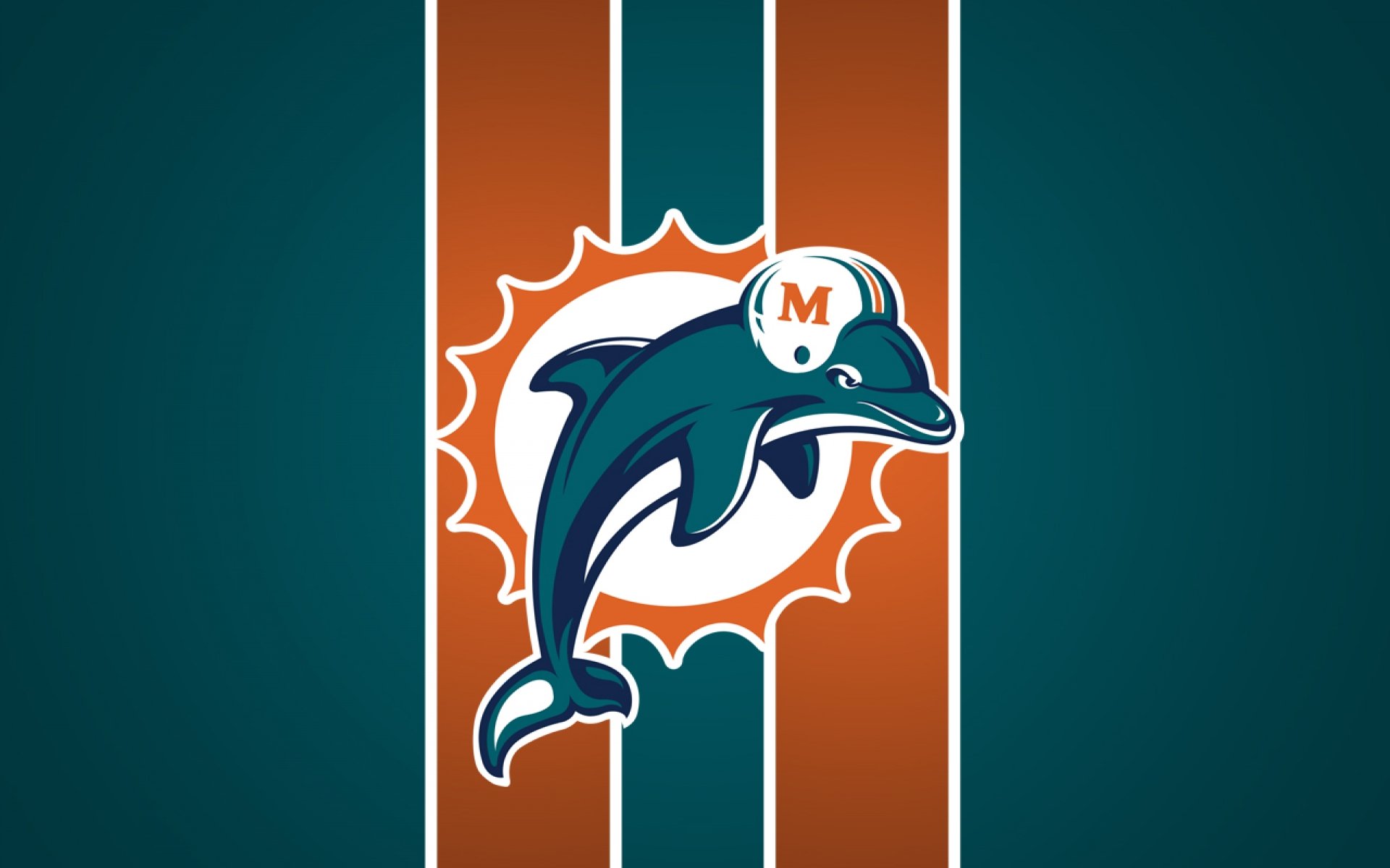 Miami Dolphins Logo Wallpaper.