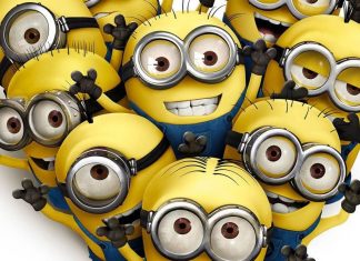 Despicable me 2 minions desktop wallpaper hd 1920x1080 close up.