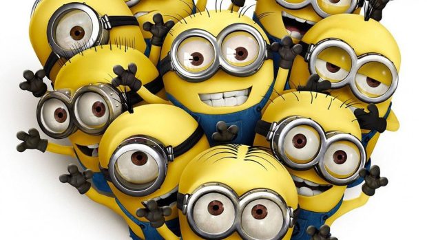 Despicable me 2 minions desktop wallpaper hd 1920x1080 close up.