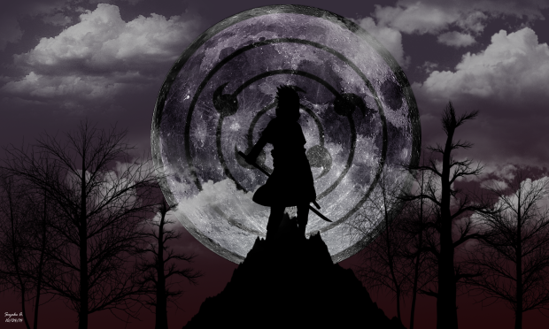 DeviantArt More Like Sasuke Uchiha Rinnegan [Moon Eye] Wallpaper.