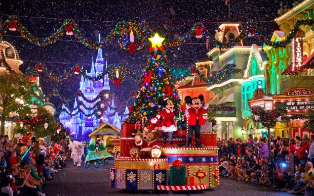Disneyland Christmas Parade.