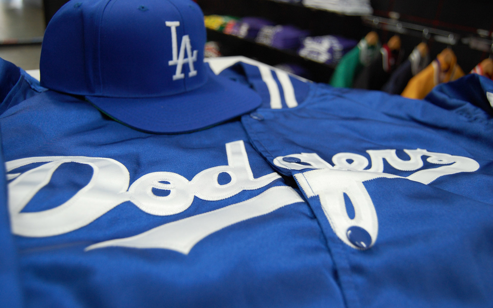 Los Angeles Dodgers In Blue Background HD Dodgers Wallpapers  HD Wallpapers   ID 48652