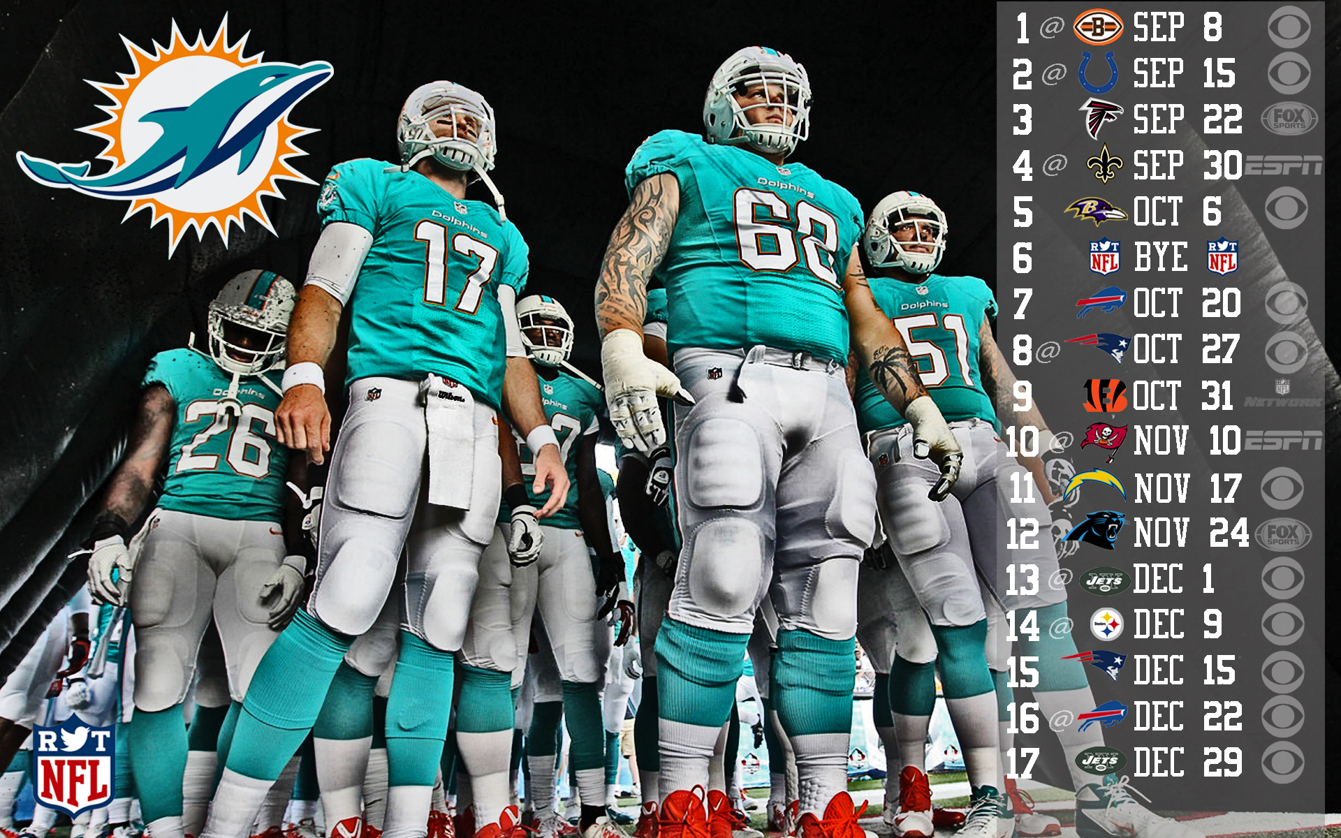 Dolphins Wallpapers  Miami Dolphins  dolphinscom