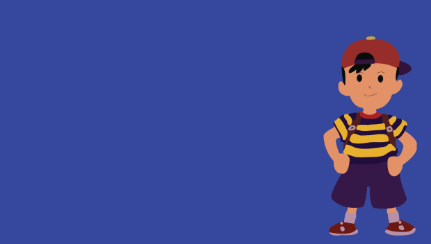 Earthbound Minimalist Desktop Wallpaper.