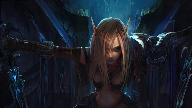 Elf world of warcraft game hd wallpaper 1920x1080.