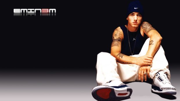 Eminem tattoo nike hands floor.