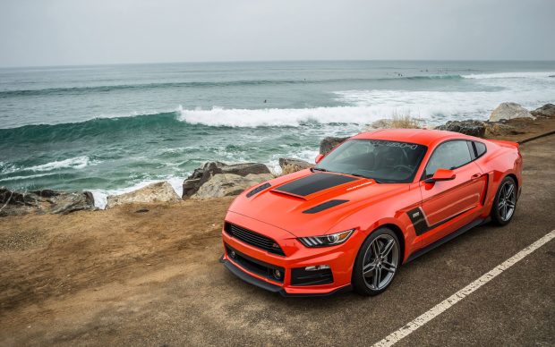 Eoush performance ford mustang wide.