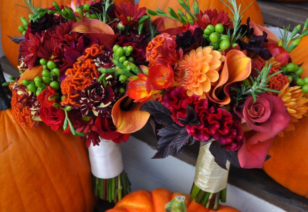 Fall wedding colors country bouquets desktop wallpapers.