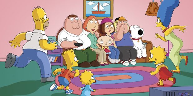 Family Guy cartoon series humor funny.