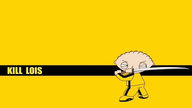 Family guy kill bill parody stewie griffin wallpaper.