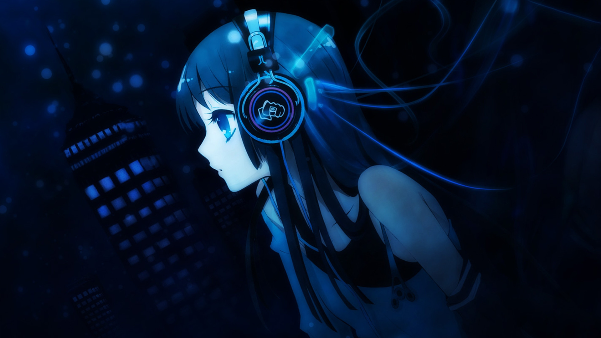 Download Anime Wallpaper Music Listening RoyaltyFree Stock Illustration  Image  Pixabay