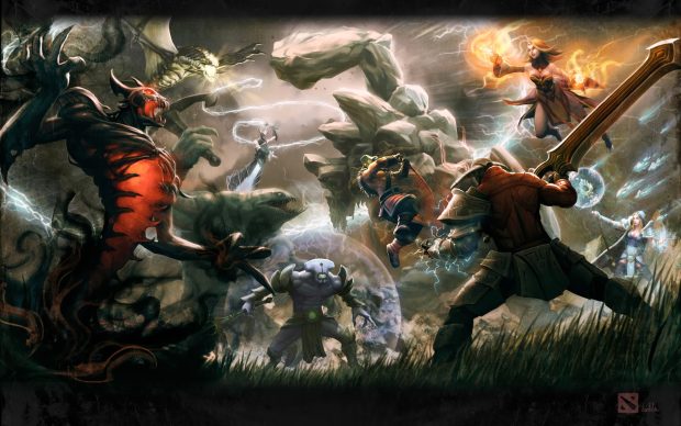 Free Dota 2 Backgrounds.